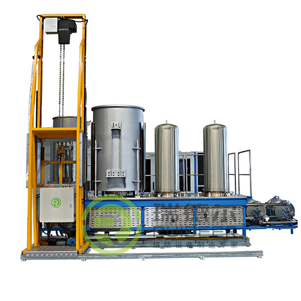 Máquina de recubrimiento de deposición de vapor químico PLC con 2 juegos de trampas de condensado enfriadas con agua