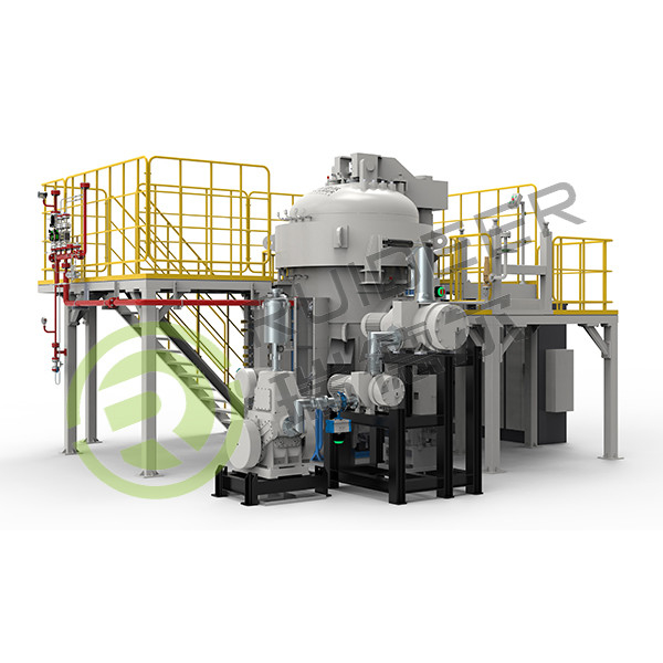 Hornos de sinterizado por presión de gas verticales para la carga de productos cerámicos aeroespaciales de gran tamaño