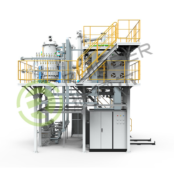 Horno CVI de carbono pirolítico grande vertical carga superior/inferior con temperatura de trabajo máxima de 1300 °C