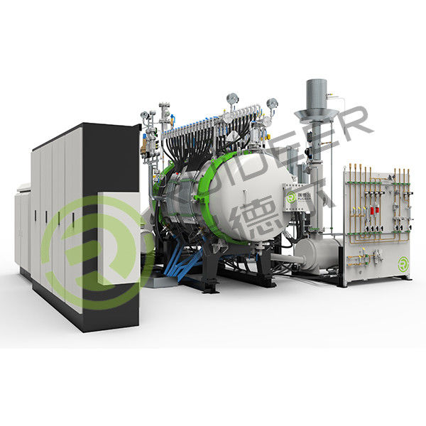 Horno de sinterización de enfriamiento rápido de la serie RDE con 1600 °C de temperatura máxima de trabajo y 35 minutos de enfriamiento rápido en vacío ultralimpio de 1 Pa