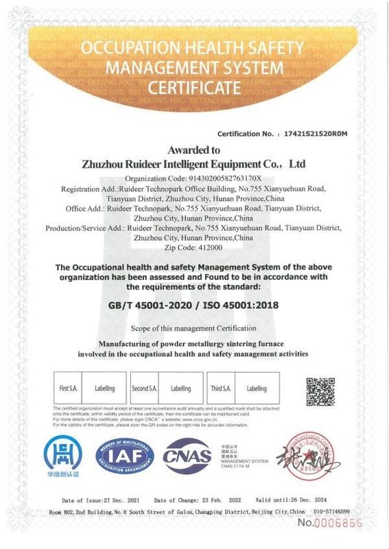 Cámara personalizable tamaño 300 * 300 * 1200mm Horno de cadera de vacío para diseño avanzado de implantes de cadera