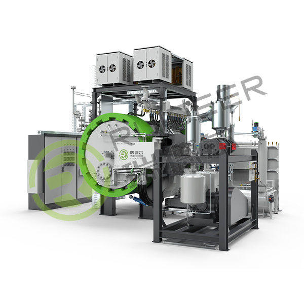 Horno de vacío industrial de espacio efectivo personalizado con características opcionales Sistema de circulación de gas y diversas especificaciones