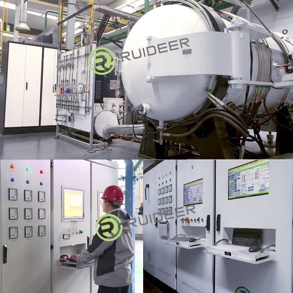 Horno de soldadura al vacío de alta temperatura de 1550C para sistema de tres fases de cinco alambres 380V 50HZ