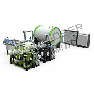 HTCVD CVD de carburo de silicio SIC horno de crecimiento epitaxi zonas de control de temperatura múltiples