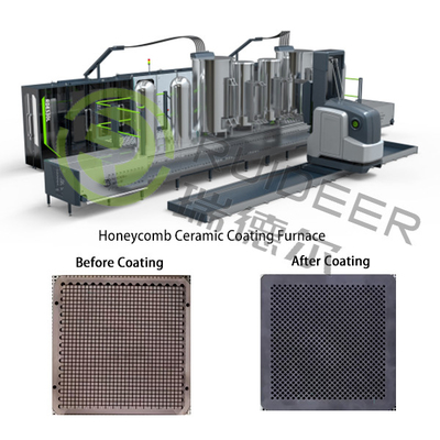 Horno de recubrimiento CVD cerámico Honeycomb para temperatura de proceso de 700-1050C y neutralizar gas fuera de opción