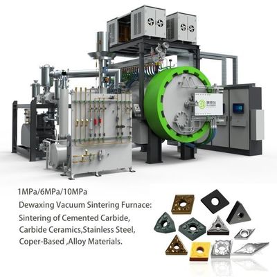 Horno de sinterización preciso y consistente con carga de 400-1500Kg, horno de sinterización de metal controlado por PLC